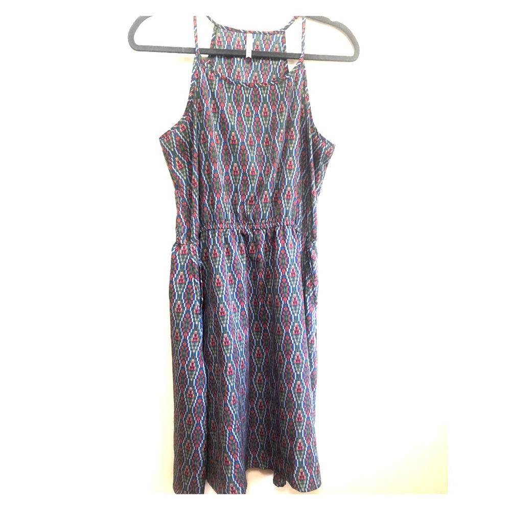 Mountain Khakis halter dress with pockets